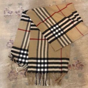 Burberry patterned scarf